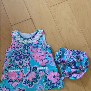 Floral Lilly Pulitzer shift Dress Set
